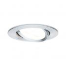 PAULMANN - Луна 93468 LED recessed light 3-Step-Dim Nova pivoting round 84mm 50°✴GU10 6.5W⚡460lm ⚡230V⚡dimmable ⚡2700K✴Полиран алуминий