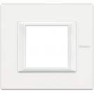 BTICINO - HA4802HD Rectangular cover plate 2 modules - Monochrome white 