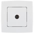 ELMARK - 190251 - TV SOCKET WHITE METALLIC CITY 