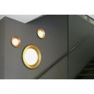FARO - SIDE LED Black and gold ceiling lamp 20W Ref.62146 (1)