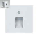EMITHOR - 70420 LED луна за вграждане в стълбище със сензор 1W, 55lm, 4000K, 230V бяла Step light Vix