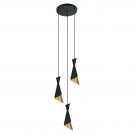 ITALUX -  Malia PND-85949-3 BK+GD
