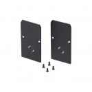 NOVA LUCE - End Cap 2pcs. For Suspend Magnetic Track  9010189  BREDA MAGNETIC ✴ Black 