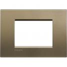 BTICINO - LNA4803SQ Square cover plate 3 modules - square 
