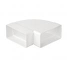 ELMARK - EL02-405 HORIZONTAL 90° BEND FOR FLAT DUCTS 110x55 - 500218