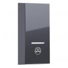 ACA LIGHTING - MODYS BUTTON WITH INDICATOR & SYMBOL VENTILATOR 1M. ANTHRACITE 10101333140