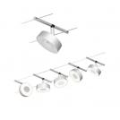 PAULMANN - 94475  CorDuo LED cable system Circle basic set✴ 5x180lm ⚡5x5W ⚡3000K~230/12V✴matt chrome