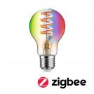 PAULMANN - 29156   Filament 230V Smart Home Zigbee 3.0 LED Bulb ⚡ E27 ⚡ 470lm ⚡ 6.3W ⚡ RGBW+ ⚡ dimmable ✴ Gold