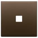 VIMAR - Plate 2Mx1 Flat brushed dark bronze - 22682.1.12