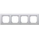 SCHNEIDER ELECTRIC - MTN486460 M-Plan frame, 4-gang, aluminium