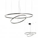 REDO GROUP - Пендел ORBIT 01-1966 LED 66W+42W 4000K D1000+600 SAND BLACK