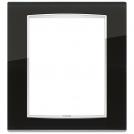 VIMAR - 20668.C71 - Classic plate 8M Glass black ice
