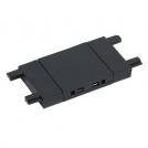 ULTRALUX - Straight connector for SLIM surface mounting rail black LMST10PK