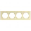 EFAPEL - FOUR GANG  FRAME GOLD/GOLD 90940 TUU LOGUS 90 Animato