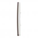 SCHNEIDER ELECTRIC - NU280816 cover frame - 4 gangs - 4 x 2 modules - chocolate/ white (1)