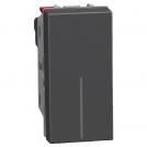 BTICINO - Button 1M color Graphite Light Now YD4005A