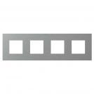 TEM - OG28MAM Frame 2+2+2+2M, color Silver, Modul Edge