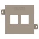 Ekinex - Faceplate for 2х RJ45 Keystone 55x55 Fenix Beaver Ottawa - EK-KSC-2K-FCO