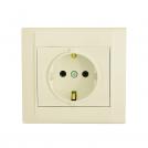 MAKEL - Schuko Socket Outlet beige 2010028 