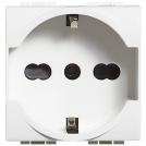BTICINO - N4140A16-EU Socket Schuko Italian standard 2P+E 2 mod. 16A white