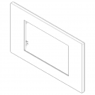 VIMAR - 30654.02 Total Look Cover Frame Linea black 4M (1)