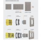 BTICINO - cover plate 2+2 modules white Light Now YA4802M2WW (1)