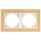 EFAPEL - DOUBLE FRAME BEECH/PEARL 90920 TFP LOGUS 90 Arbore