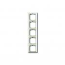 ABB - 2CKA001725A1515 Рамка петорна ABB Basic55 Бяло Chalet