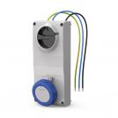 SCAME - Industrial socket 2P+E 32A IP66 with mechanical locking ...