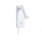 PAULMANN - LED Аплик  71108  3-Step-Dim Hulda USB C⚡3000K⚡130lm⚡230V⚡2.5W dimmable✴Бял мат