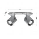 SOLLUX - Ceiling lamp LAROSA SL.0316 greey (3)