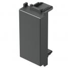 TEM - TM21AT Blank plate 1M, color Anthracite, Modul