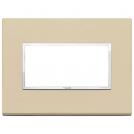 VIMAR - 21654.21 - Plate 4M leather cream