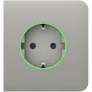 AJAX - Smart Schuko side contact faceplate, mica, SideCover 59997.163.OY