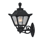 ELMARK - GOLIA WALL GARDEN LANTERN 1XE27 IP55 BLACK 96GOLIAWL/BL
