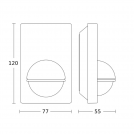 STEINEL - PIR motion sensor, for surface mounting on wall, 180°, range 12m @ h=2m, IP54, IS 180-2, Black SL603113 (2)