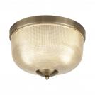 SEARCHLIGHT - 1352-2AB Bistro II - 2lt Flush Fitting Antique Brass