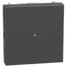 BTICINO - 2-way switch 2M axial color Graphite Light Now YD4053M2A