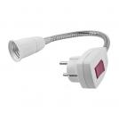 VIVALUX - Осветително тяло STECKER за E27, щепсел и прекъсвач, 230V, гъвкаво VIV004419