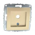 MONO ELECTRIC - MONO ELECTRIC -  Face plate for Television Rosette DESPINA, MN-500-002205-175, TITANIUM
