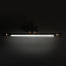 2R - LED аплик за баня 10W 4000K с ключ 560мм IP44 черен злато 6766 (4)