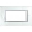 BTICINO - HA4804VSW Rectangular cover plate 4 modules - Whice 