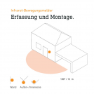 STEINEL - PIR motion sensor, for surface mounting on wall, 180°, range 12m @ h=2m, IP54, IS 180-2, Black SL603113 (1)