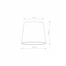 NOWODVORSKI - Lampshade CAMELEON CONE L WH 8408  (1)