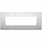 VIMAR - 19657.15 - Classic plate 7M metal Aluminium