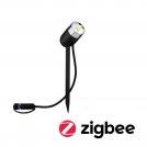 PAULMANN - LED Градински прожектор  94283   Plug & Shine LED garden spotlight Smart Home Zigbee 3.0 Pike ⚡ IP65 ⚡ RGBW+ ⚡ 4.5W ✴ Антрацит