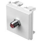 TEM - KM24MW Socket SAT individual 0db 2M, color White matt, Modul