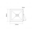 ACA LIGHTING - LED прожектор 70W, 3000K 6000lm IP66 Q7030 (1)