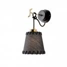 REDO GROUP - Аплик TAILOR 01-1484 1x60W E27 METAL/ FABRIC BLACK