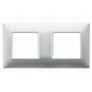 VIMAR - 14643.27 - Plate 4M (2+2) 71mm techno Silver